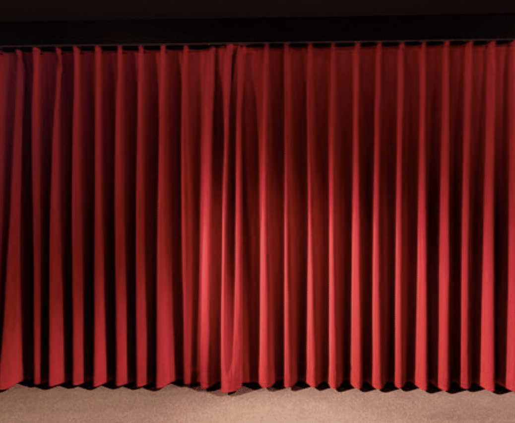 Roter Vorhang für den Red Club